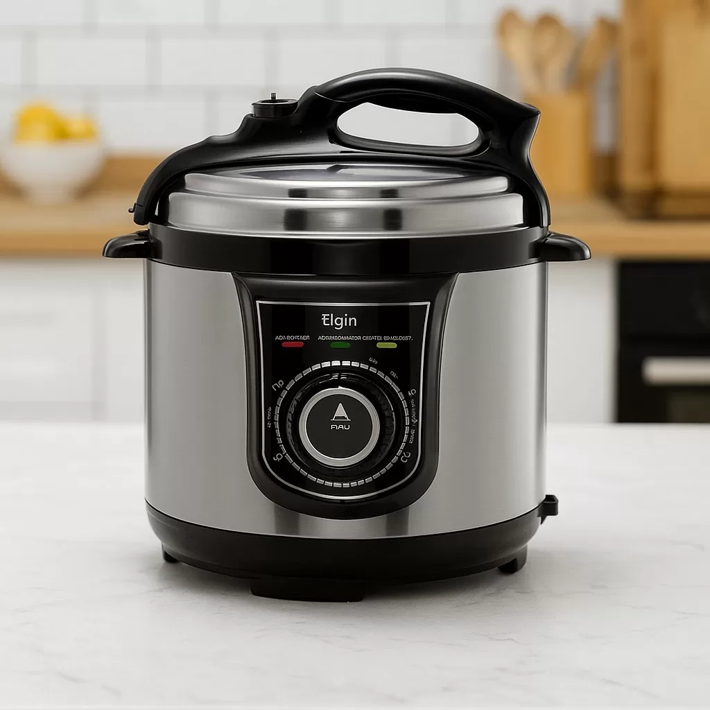 Panela de Pressão Elétrica 4L Elgin PPR10 840W Inox