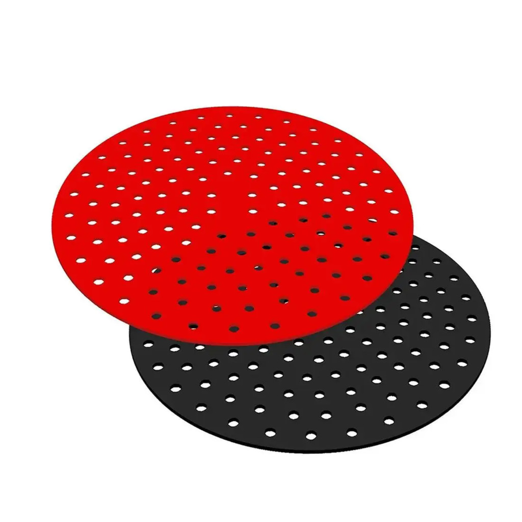 Tapete Protetor de Silicone Redondo para Fritadeira Fácil Limpeza