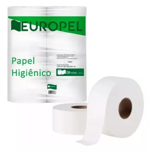 Papel Higiênico Rolão C/8 Rolos Institucional Of