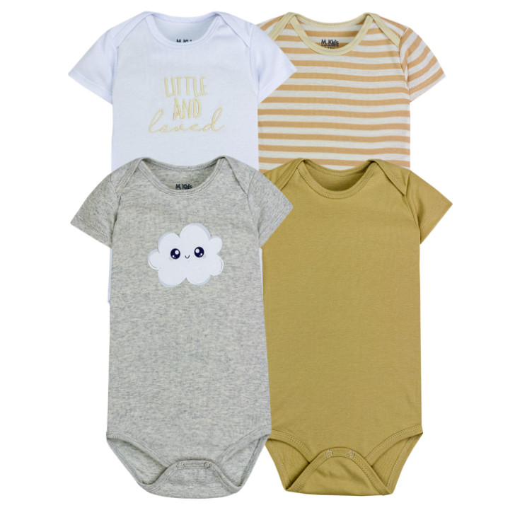 Kit Body M. Kids 4 Peças – Cloud