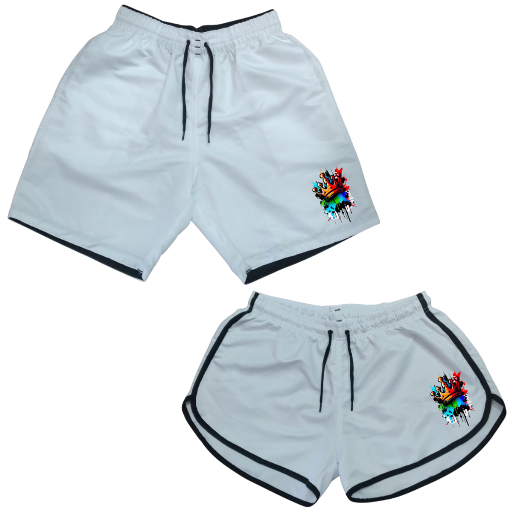 Conjunto Mozão Kit Shorts Casais Bermudas de Casal C62 Lançamento lançamento