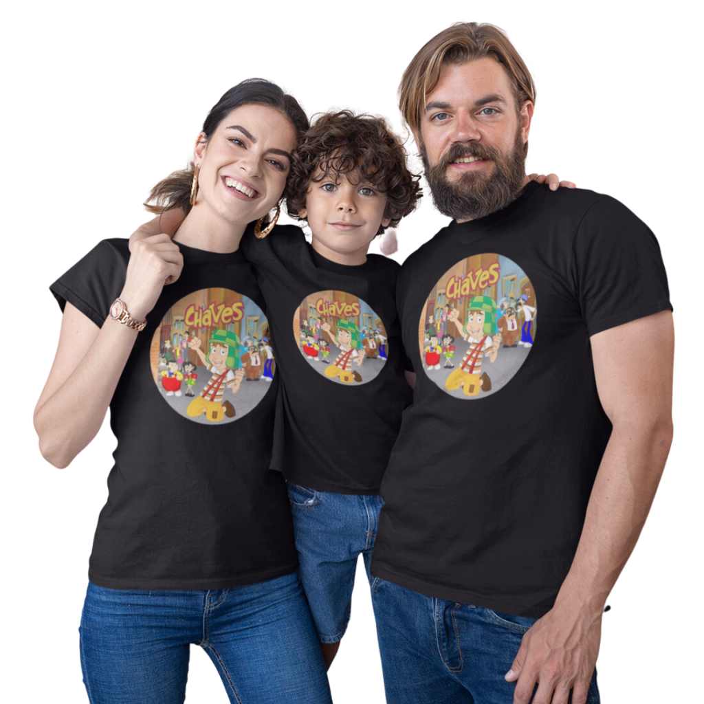 Camiseta Camisas turma Chaves Kiko p/ Festas -C50 Monte seu Kit Familia -Valor de 1 peça lançamento
