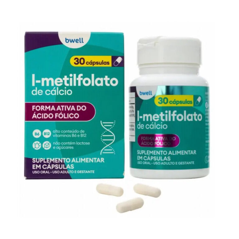 L-Metilfolato de Cálcio bwell 30 Cápsulas
