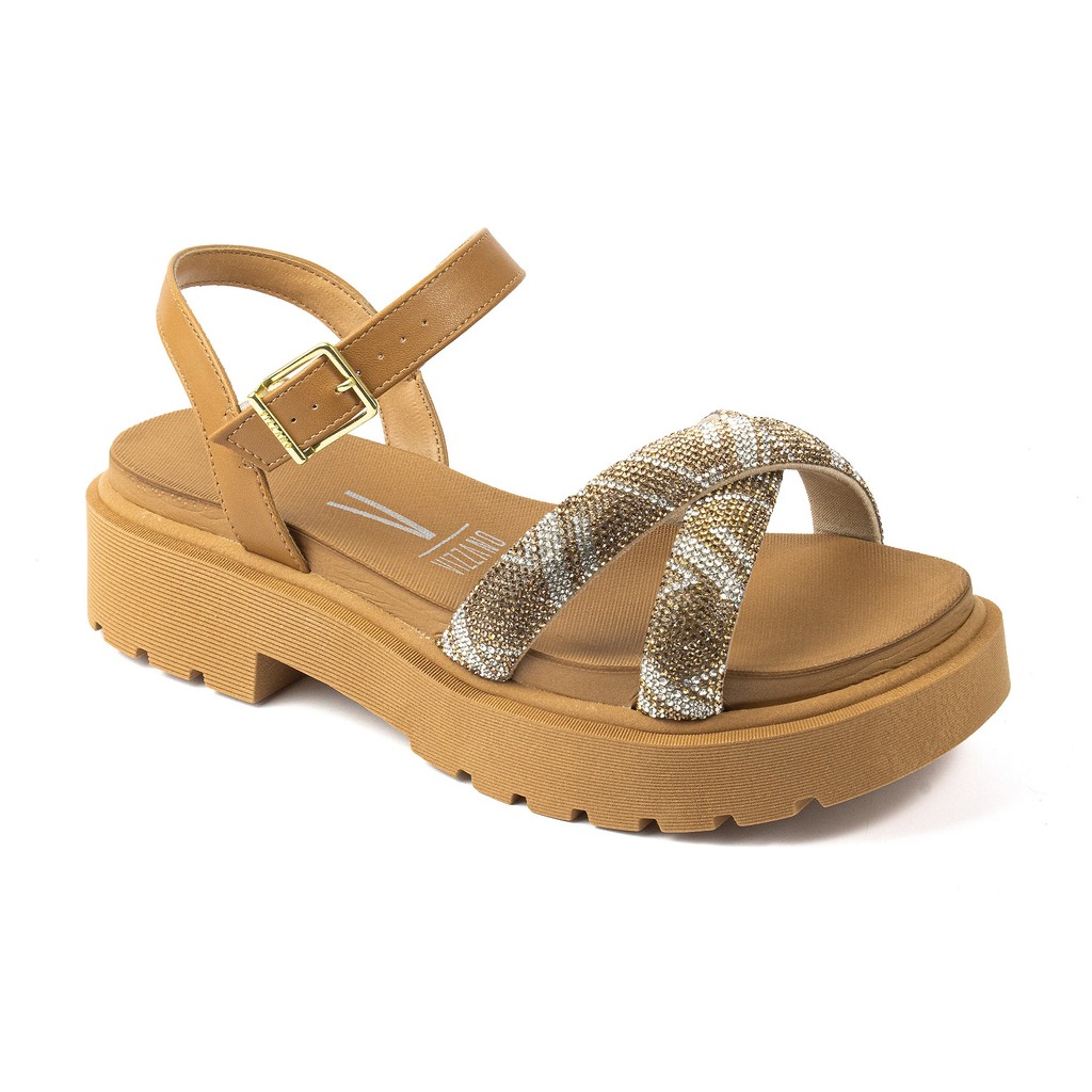 Sandália Vizzano Flatform Feminina Tratorada Original 6499
