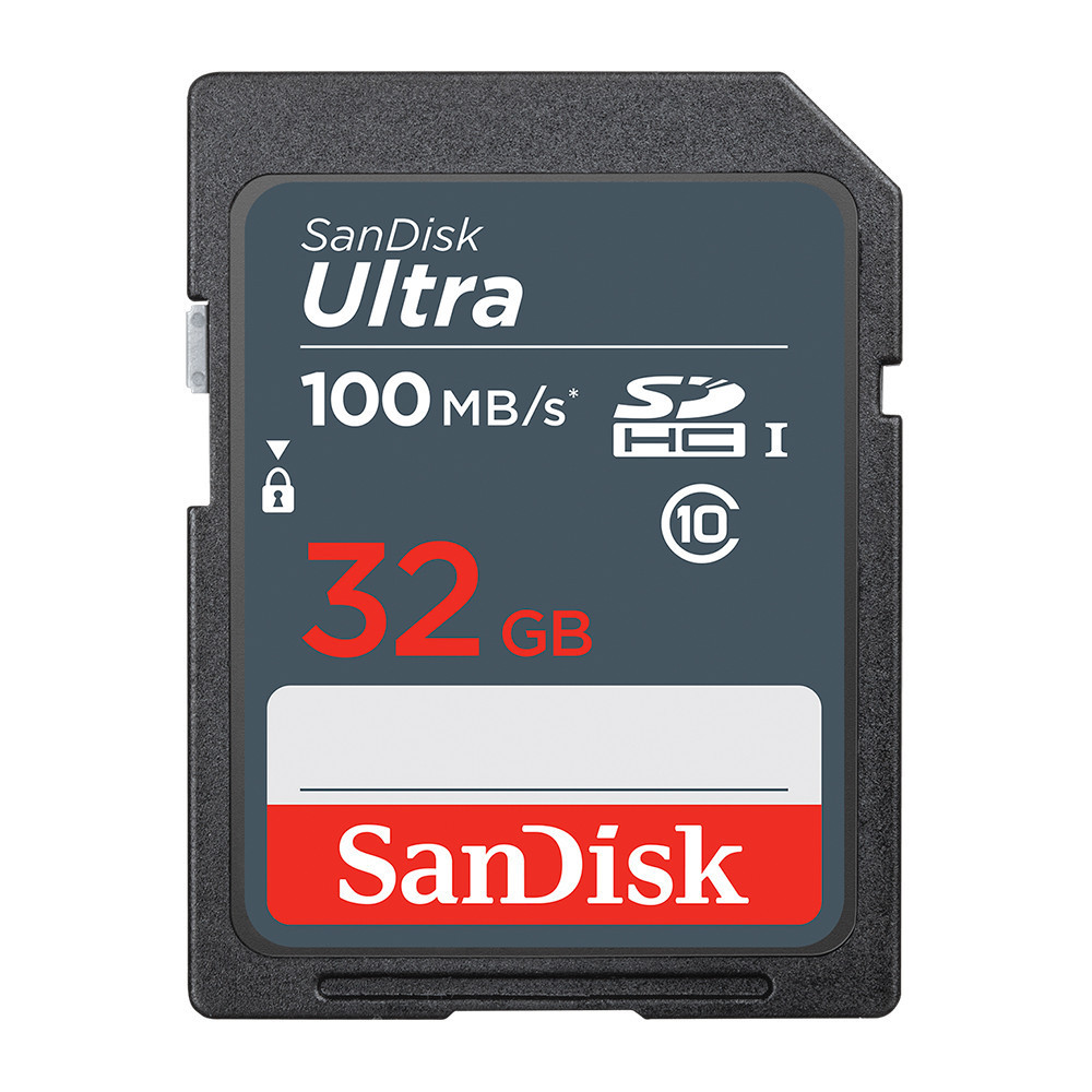 Cartão de Memória Sandisk 32GB Cartão Sd Ultra 100MBs