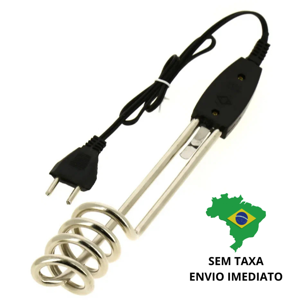Aquecedor Ebulidor De Água Elétrico  Portátil Rabo Quente 500 ou 1000 Watts Mergulhão StarTools