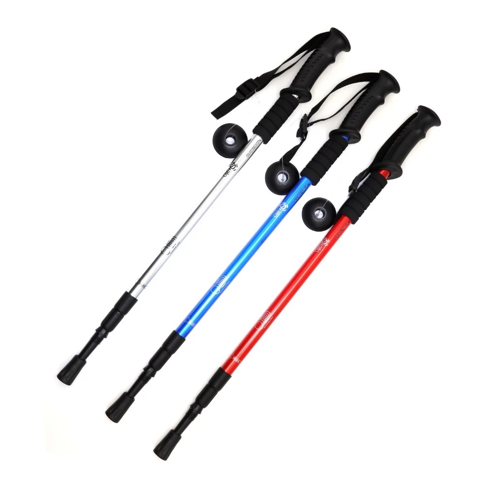 Bastão Caminhada Trekking Bengala Trilha Retrátil Alumínio