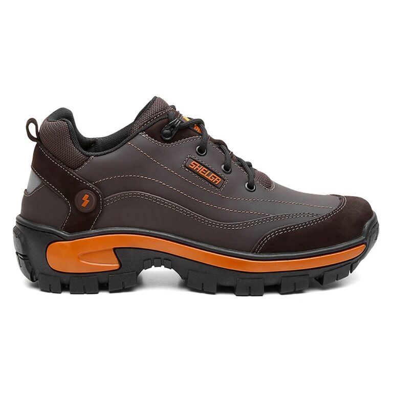 Bota Cano Curto Couro Nobre Com C.A para Trabalho 