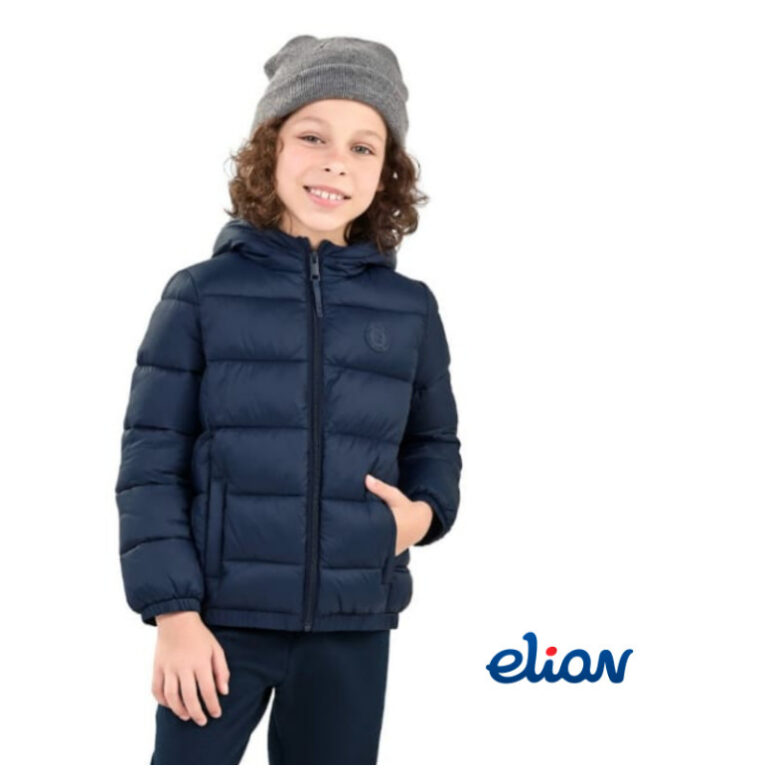 Jaqueta Infantil acolchoada unissex Elian 4 ao 8 2