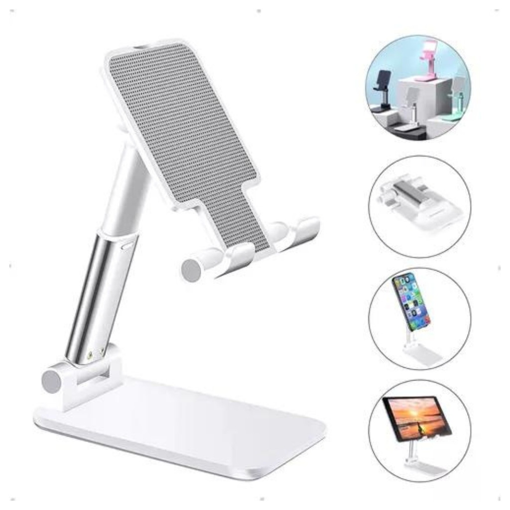 Suporte de Mesa Universal Ajustável para Celular e Tablet até 7