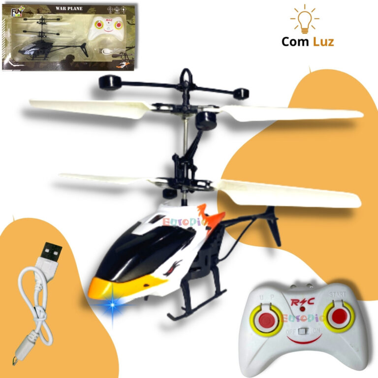 Helicóptero De Controle Remoto Recarregável Infa