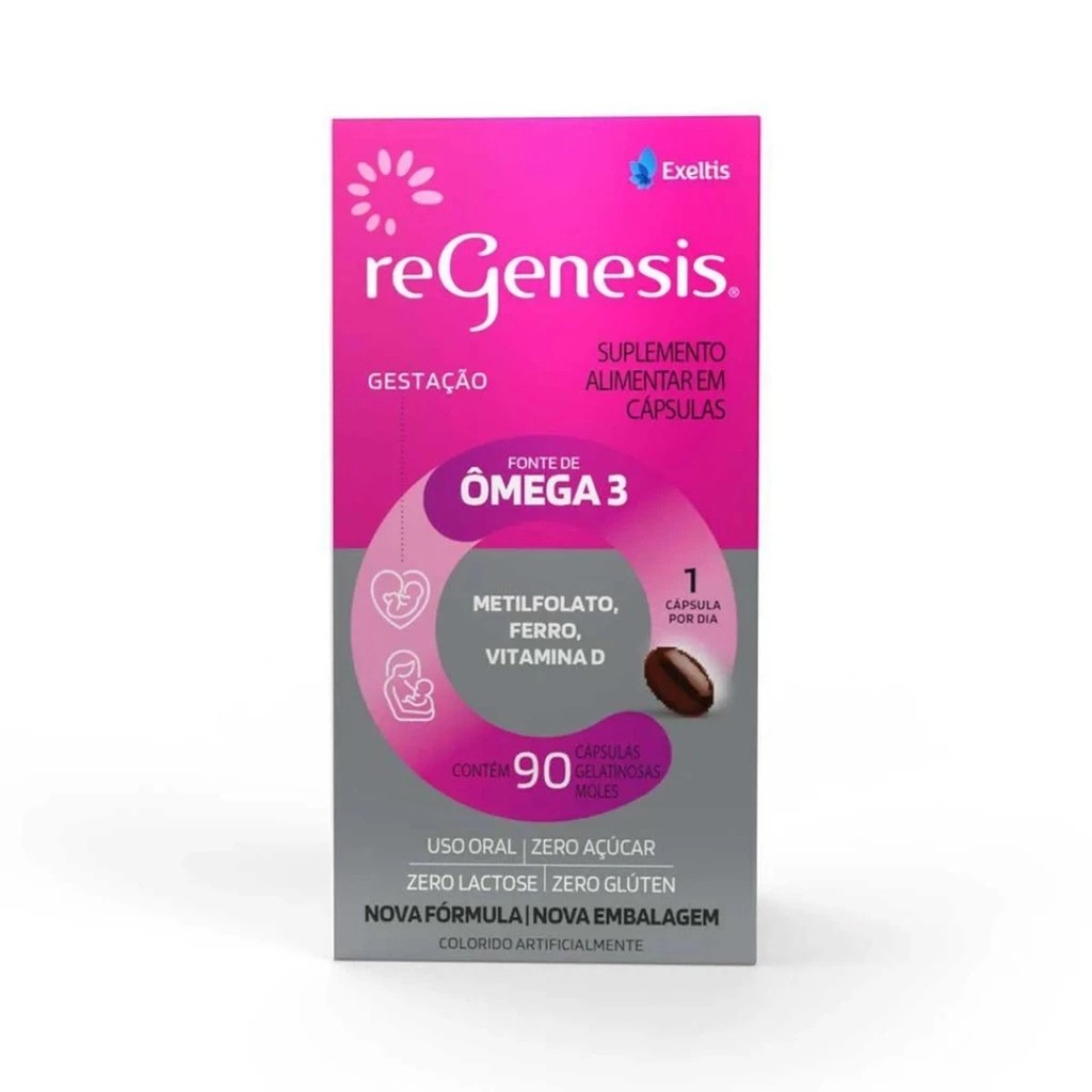 Suplemento Regenesis Ômega 3  – 90 Cápsulas Gelatinosas Moles