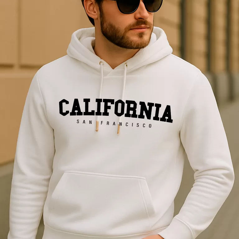 Moletom Masculino Streetwear Califórnia Blusa de 
