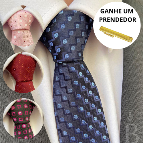 Gravata Vários Modelos Masculina Slim Social Clá