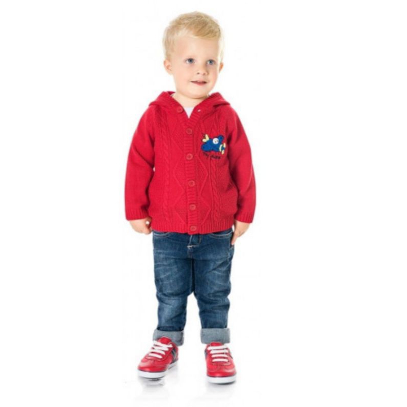 Casaco de lã infantil Menino Kyly Tamanhos M ao G 205496