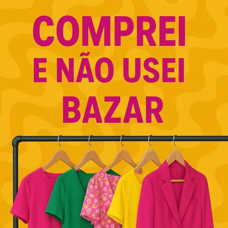 Saias Short Jeans Vestidos Desapego de Roupas e Bijuterias Femininas Brechó Bazar Feminino