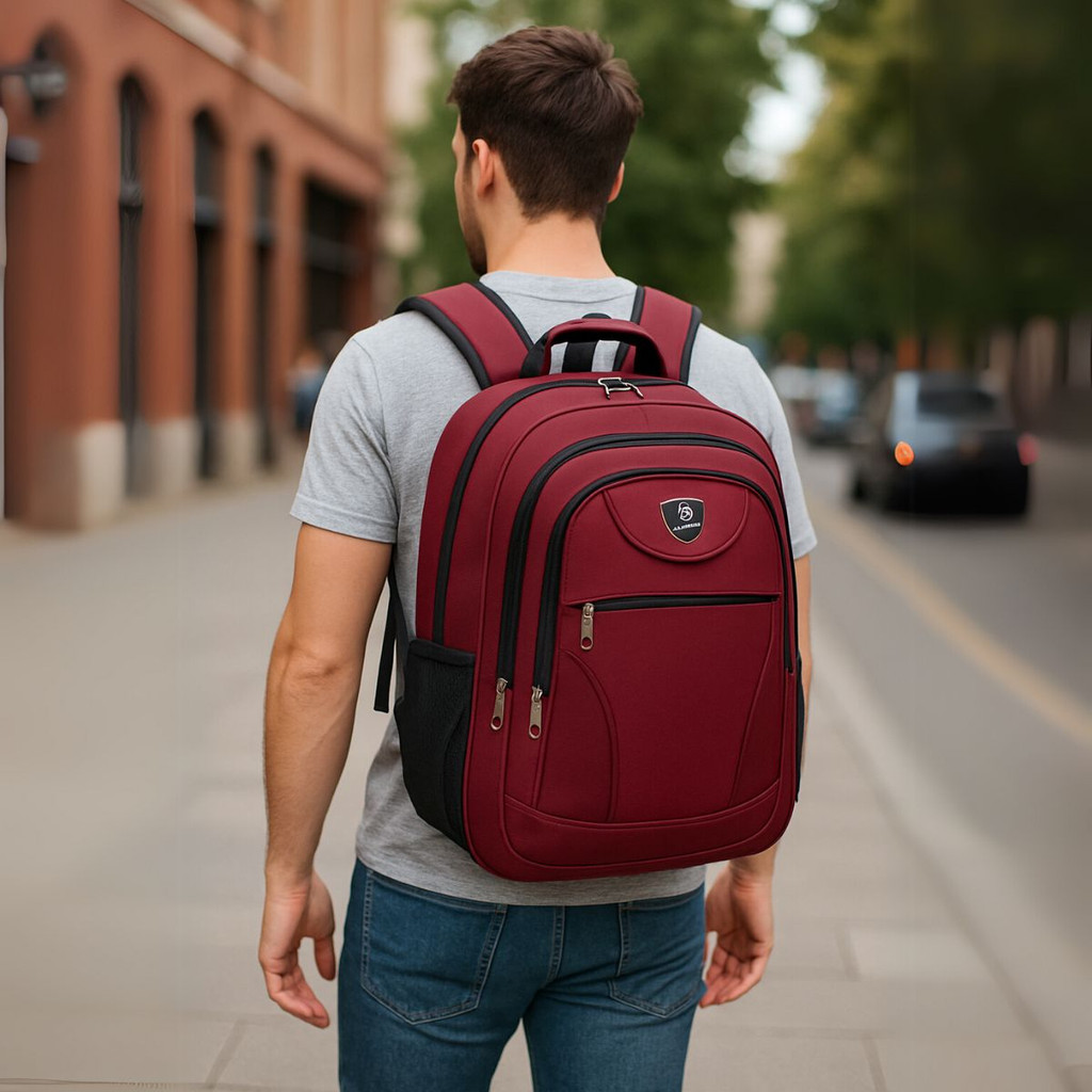 Mochila Masculina Antifurto Impermeável Reforçada Alça Forte Grande