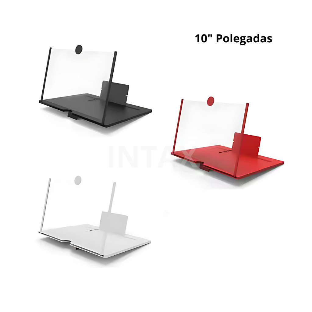Tela Lupa Ampliadora Leitura Celular 10 Polegadas Zoom Amplificador De Imagem Da Tela Do Celular 3D