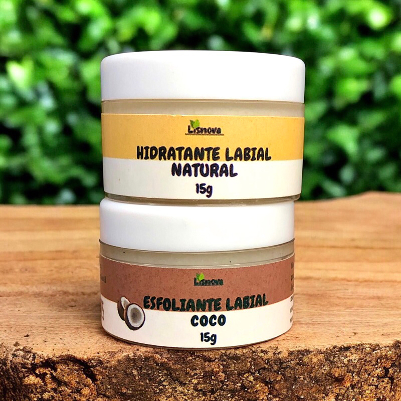 Lip Scrub Esfoliante Labial de Morango Hidratante com Manteiga de Karitê e Cristais de Quartzo