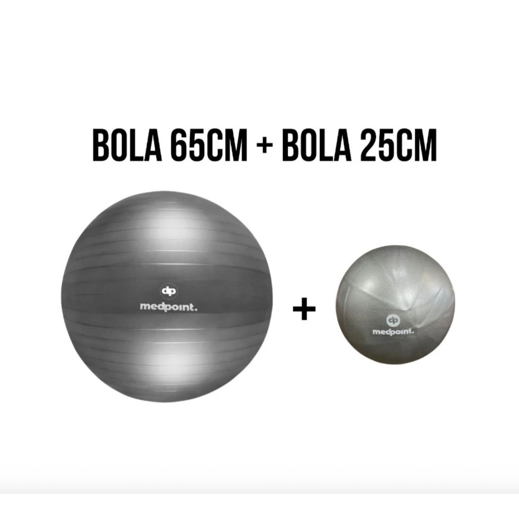 Bola Suiça 65+25 cm variada cores Pilates Yoga Exercicio Gymball Fitness Funcional Treino