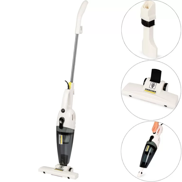 Aspirador de pó 2 em 1 portátil e vertical 1000W