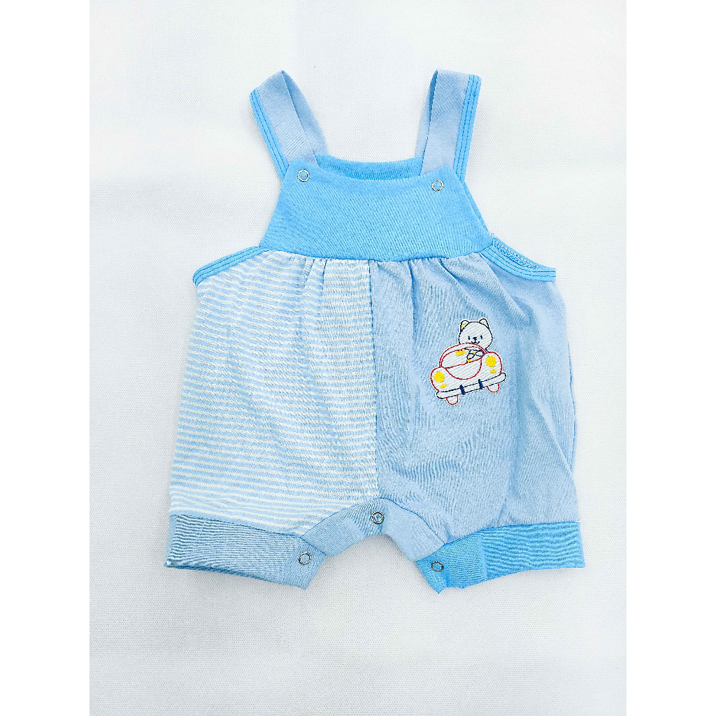 Jardineira Cores e Bordados Sortidos Menino – Chumbinho – Ref.:102