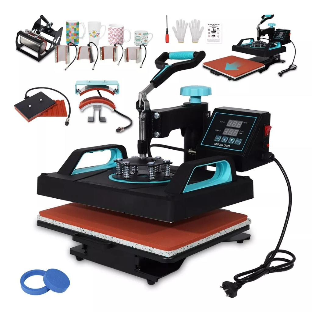 Prensa Térmica 11 Ee 1 Sublimação Camiseta Chinelos Bones Prato Voltagem 110v/220v Mecolour