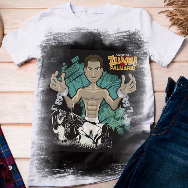 Camiseta Capoeira Dança Gingado Berimbau Cultura 