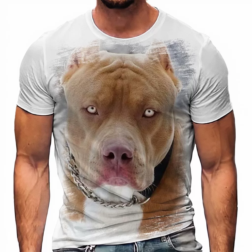 Camiseta Cachorro Pitbull 6 A