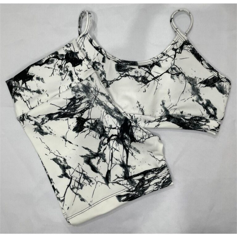 Conjunto Short e Top Fitness feminino Academia Cin