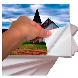 Papel Fotográfico Adesivo 80g 40 Folhas A4 Glossy