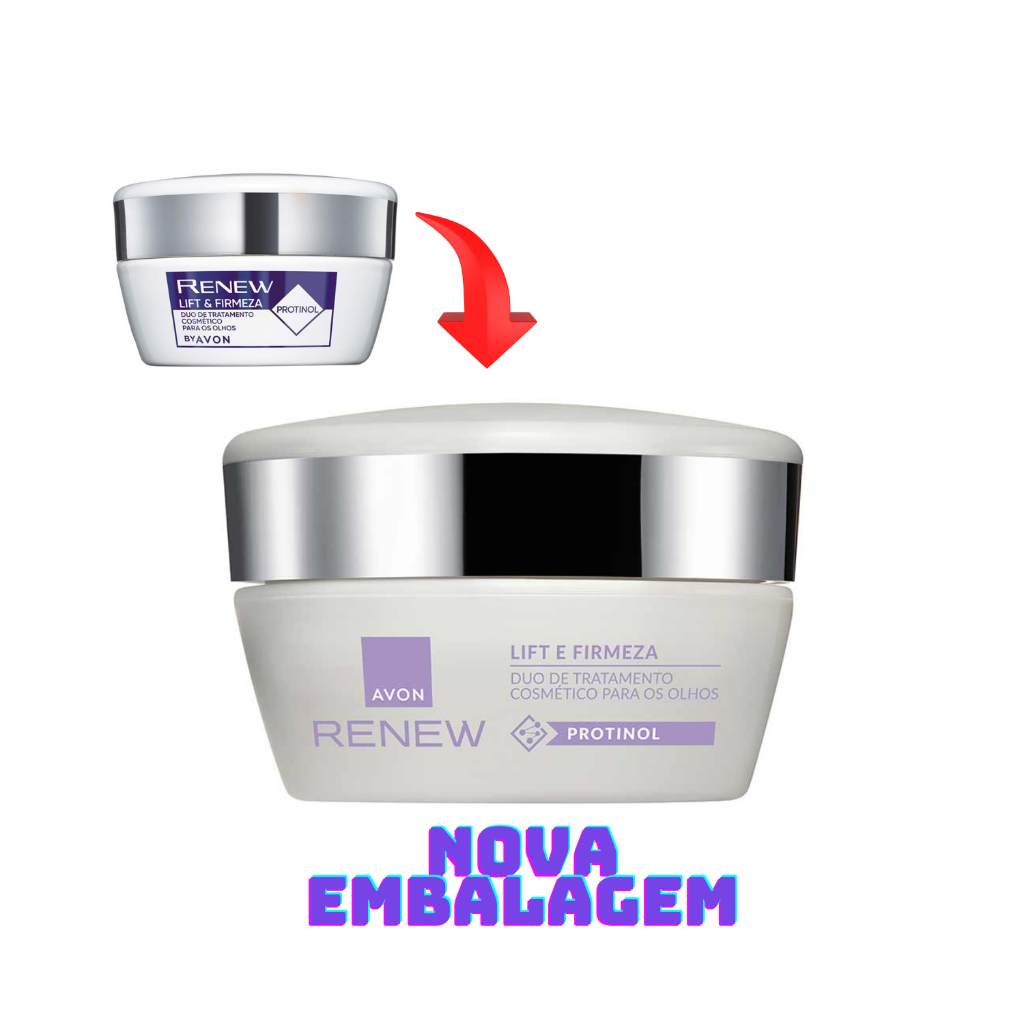 Avon Renew Duo De Tratamento Para Os Olhos Gel Creme Lift