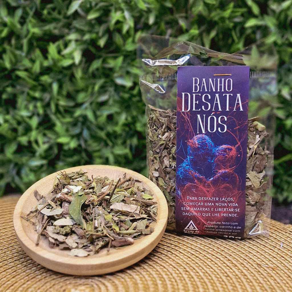 Banho de Ervas Desata Nós – Pitanga, Aroeira, Elevante, Arruda, Guiné, Sene, Erva de Bicho