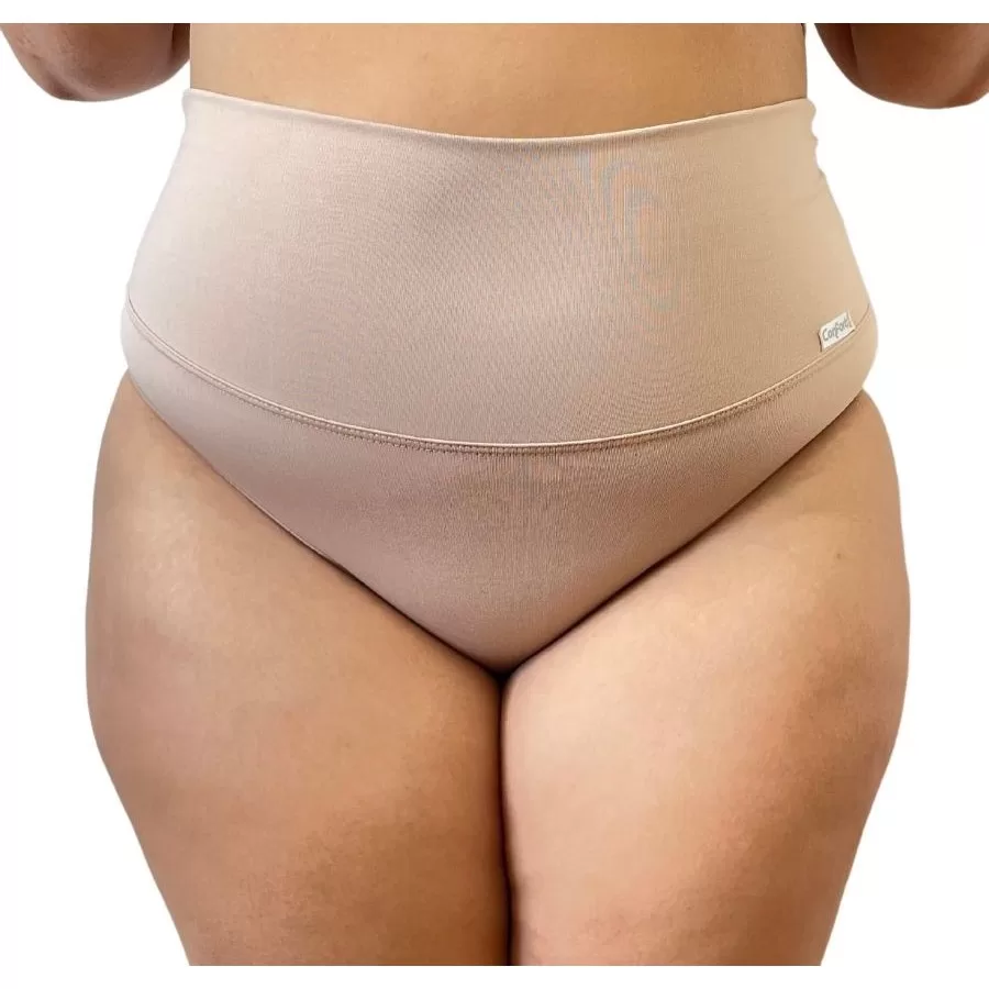 Kit 4 Calcinhas Cinta Modeladora Plus Size Cintura Alta Conforto