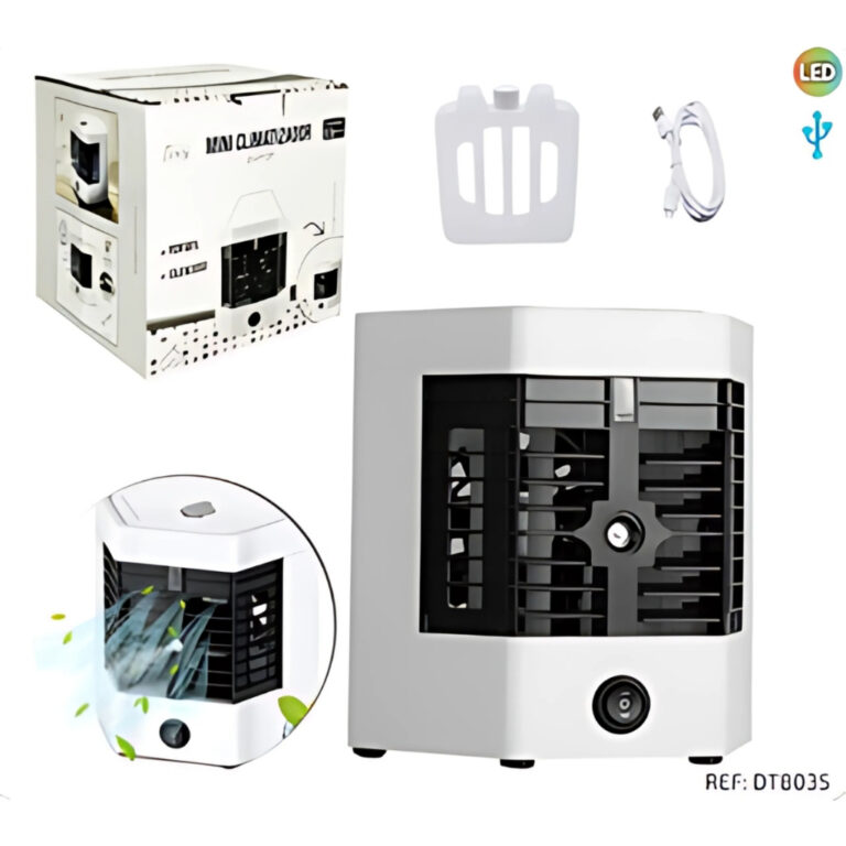 Mini Climatizador Portátil e Silencioso – C