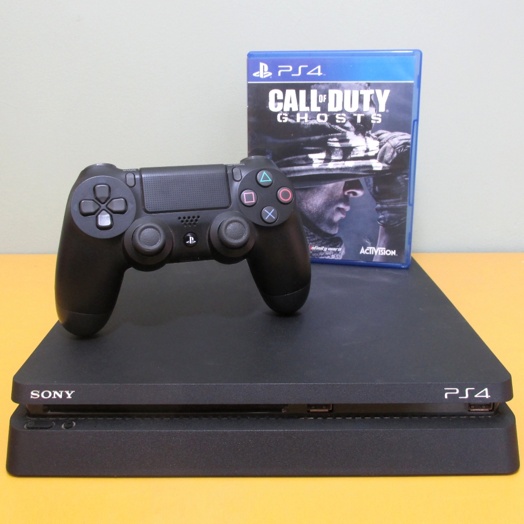 Ps4 Slim Playstation 4 500GB + Opção Com Controles e Jogo. Videogame Original, Console Com Nota Fisc