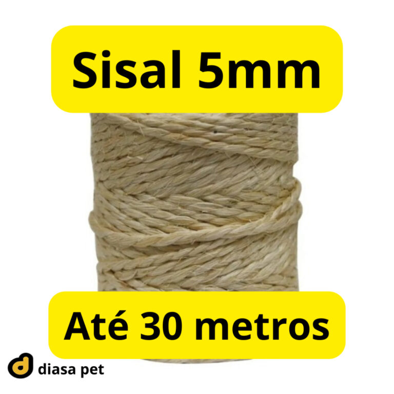 sisal 5mm até 30 metros
