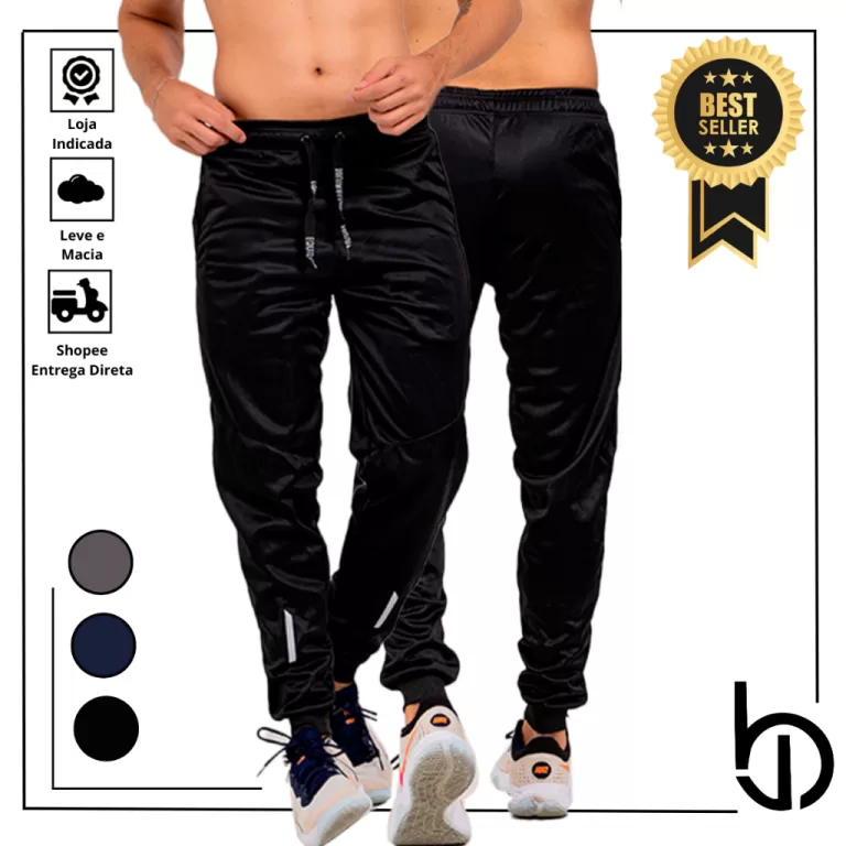 Calça Chimpa Peluciada Masculina jogger Básica I