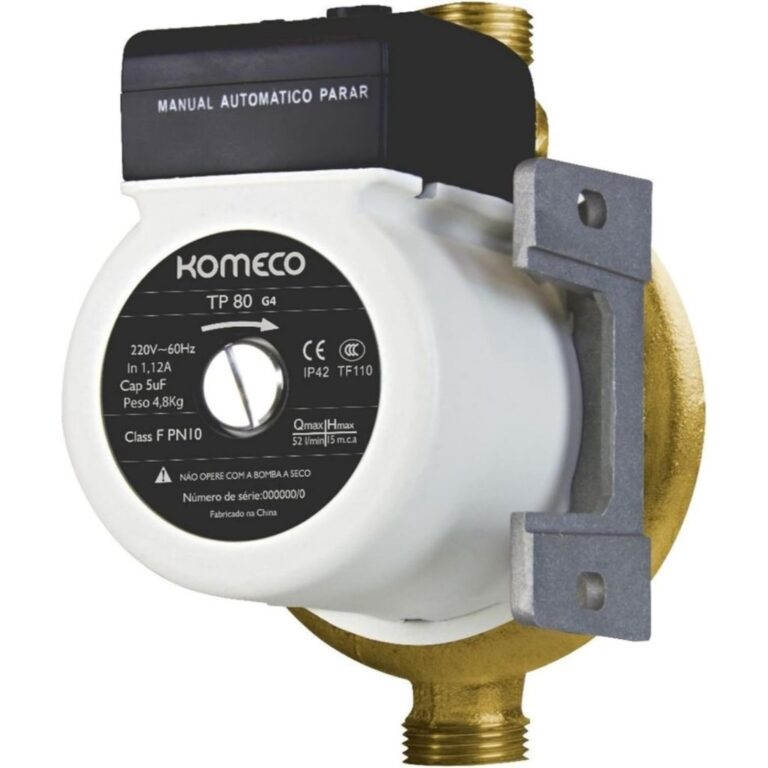 MINIBOMBA DE AGUA TP80 G4 BRONZE 127V 60HZ KOMECO