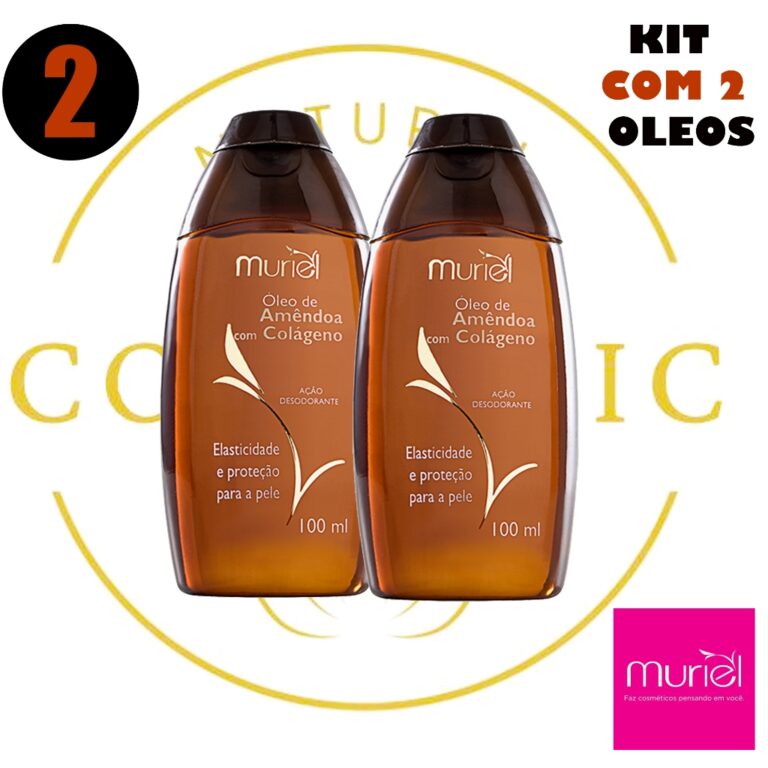 KIT COM 02 UNIDADES  ÓLEO CORPORAL DE AMÊNDOAS 1