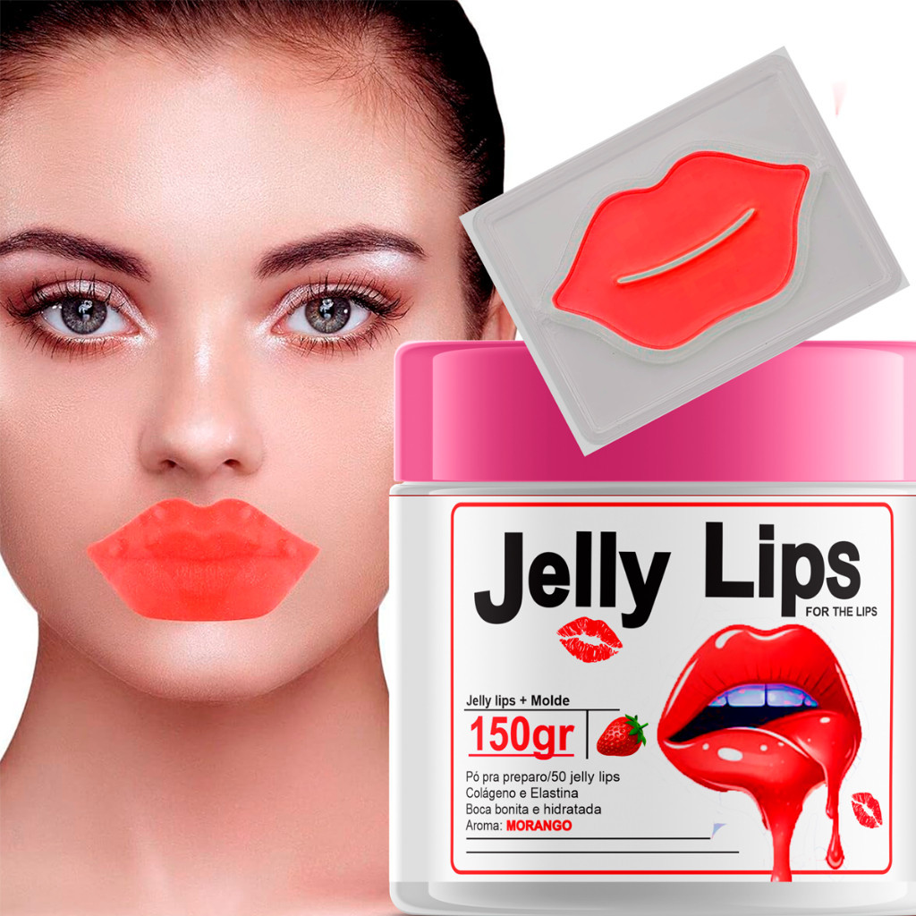 50 Máscara Labial pós hidralips de colágeno pós micropigmentação da boca