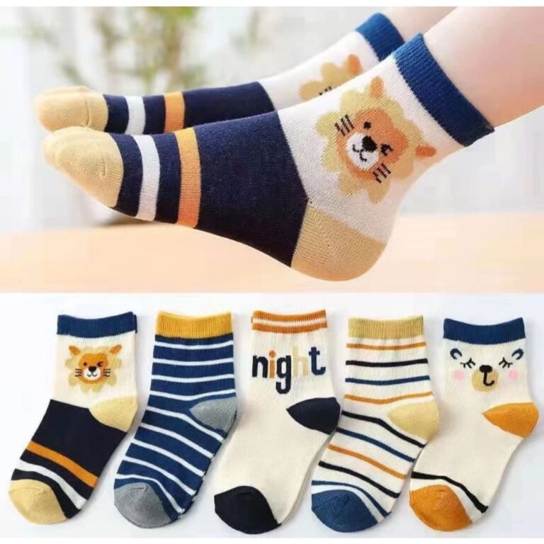 Kit com 18 Pares Meias Infantil com algodão MEINI
