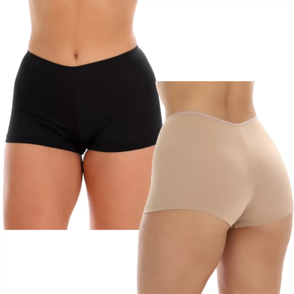 Kit 2 Short Anágua Segunda Pele Para Usar Debaixo Do Vestido Adulta Sem Marcar Shortinho Curto