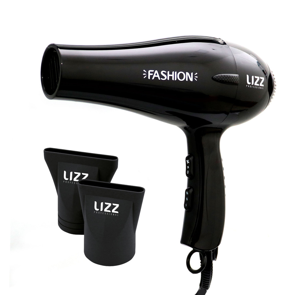 Secador Profissional Fashion Preto (2150W / 2200W) – Lizz Pro