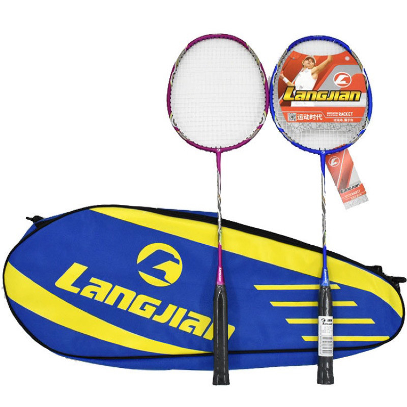 Kit Badminton 2 Raquetes + Bolsa Com ZíperLE6406-CH
