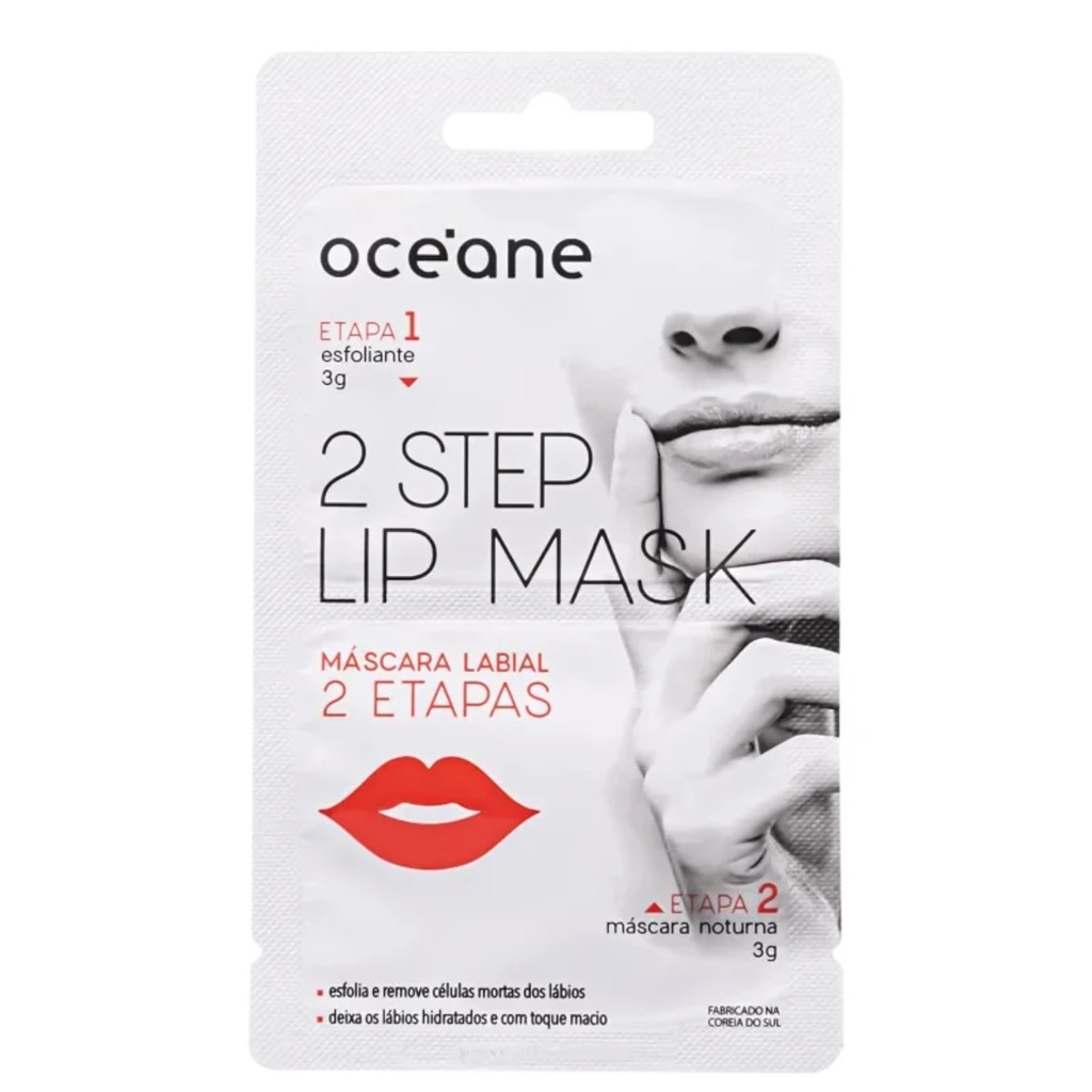 OCEANE MASCARA LABIAL 2 STEP LIP MASK 3G
