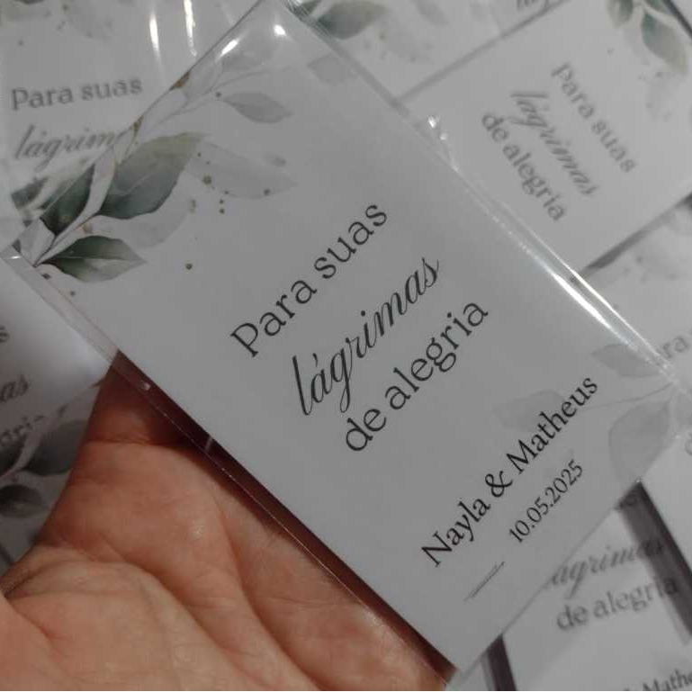 Lágrimas de Alegria Personalizadas para Casamento