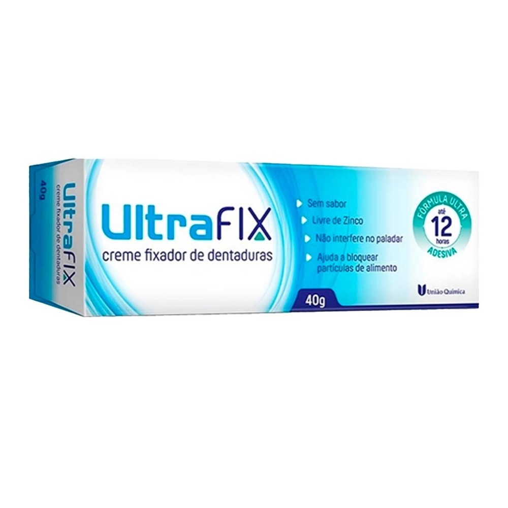 Fixador Ultrafix Sem Sabor Creme 40g