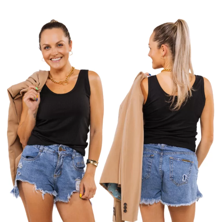 BLUSA FEMININA REGATA CANELADA 004-A