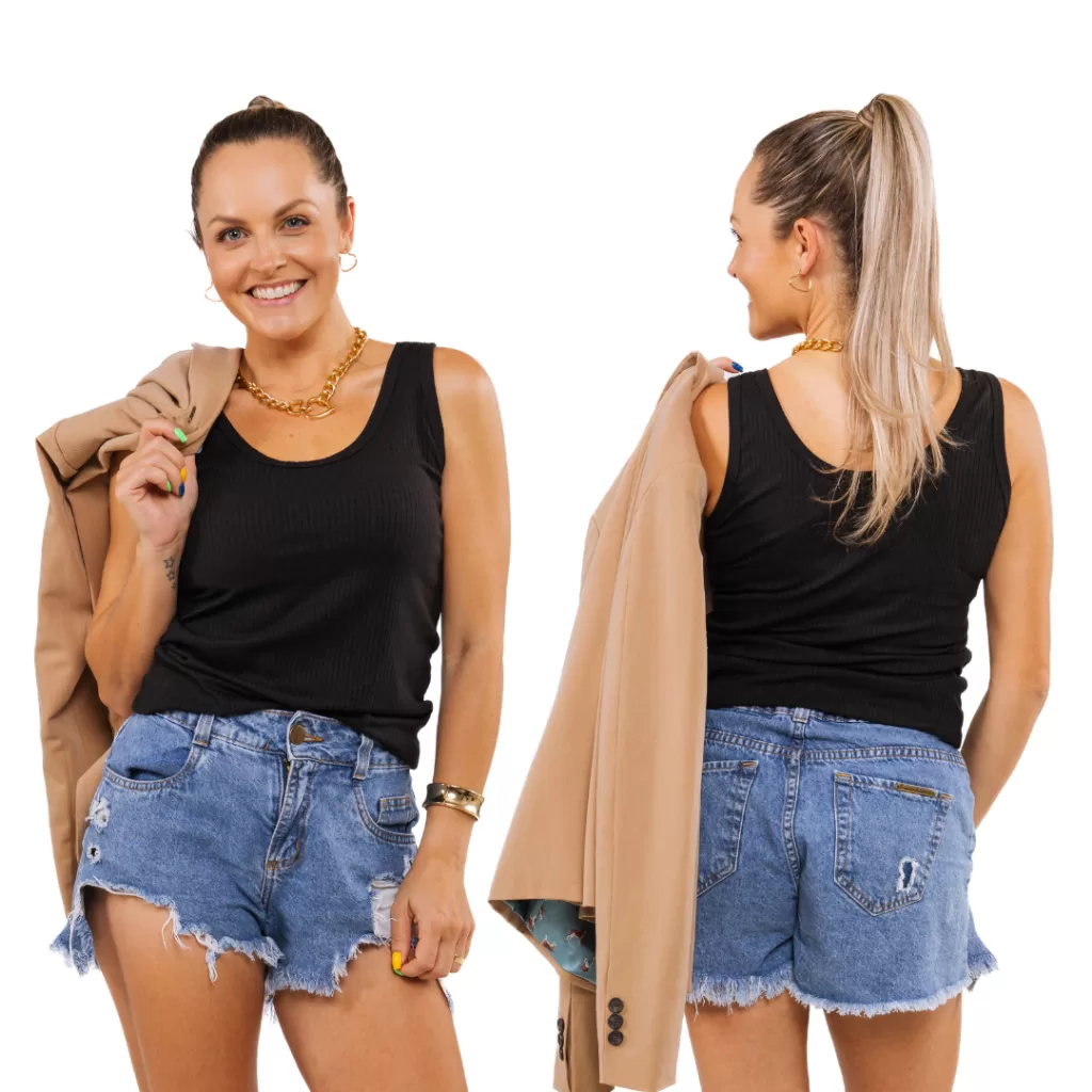 BLUSA FEMININA REGATA CANELADA 004-A